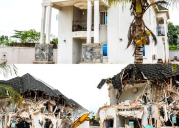 Property of an Organ harvester demolished in Benin
