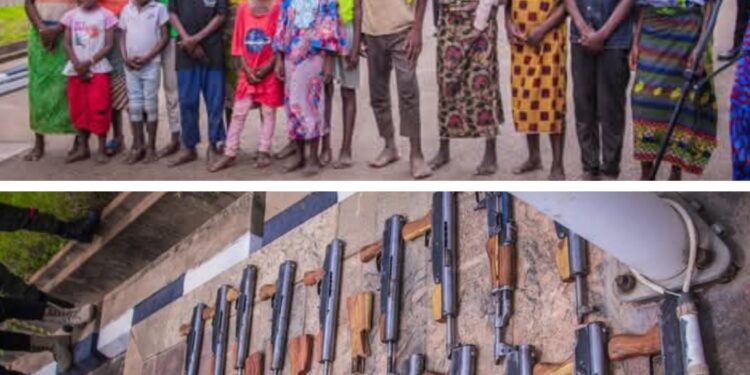 Police Rescue 17 Kidnap Victims, Recover 21 AK-47s in Major Kaduna Crackdown