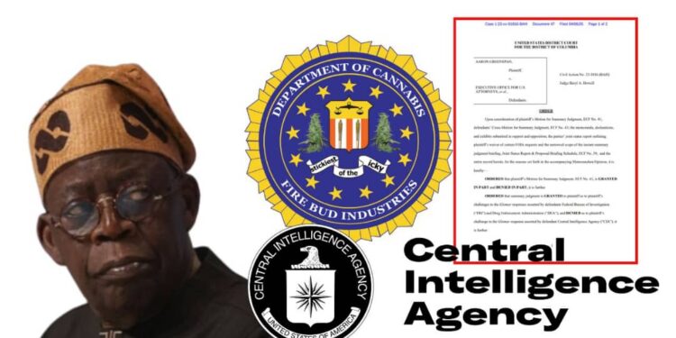 US Court Excuses CIA, Orders More FBI Records on Tinubu