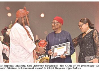 Chief Onyema Ugochukwu Honoured with Lifetime Achievement Award