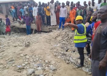 One Dead, Three Injured as Another Building Collapses in Lagos