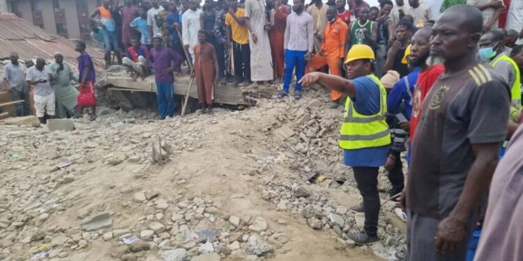 One Dead, Three Injured as Another Building Collapses in Lagos