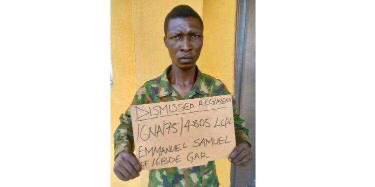 Nigerian Army Dismisses Soldier for Armed Robbery