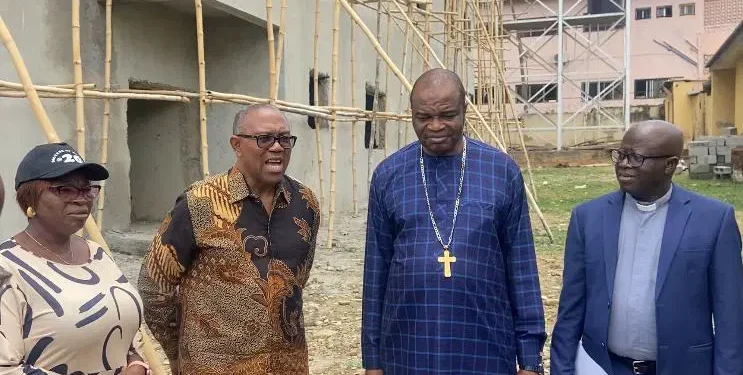 Peter Obi Donates N20m to Anglican Hospital, School in Abuja