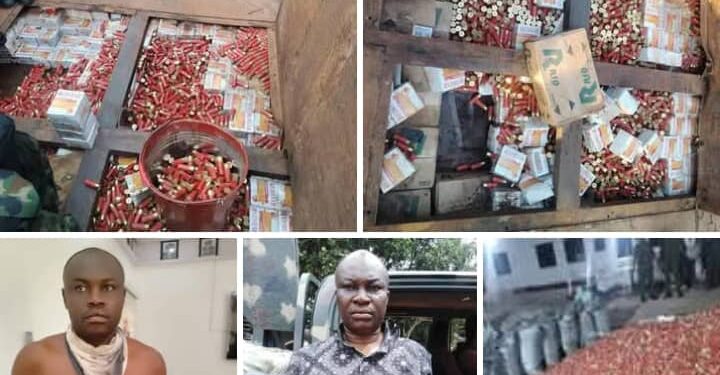 Troops Intercept Truck With Over 164,000 Cartridges, Nabs Notorious Gunrunner