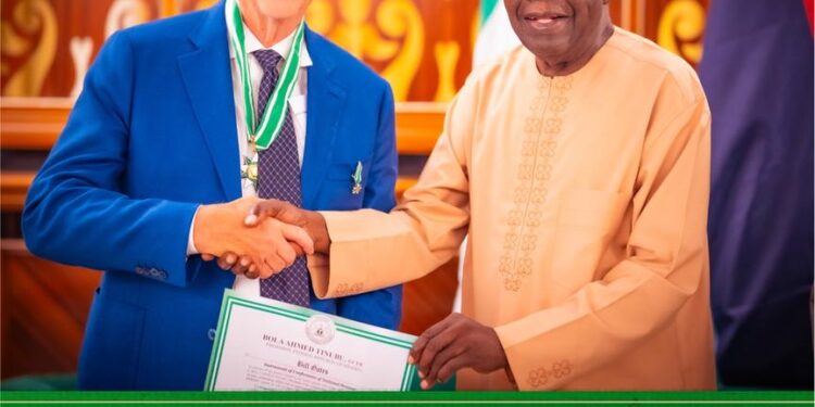 President Bola Tinubu Confers National Honour on Bill Gates