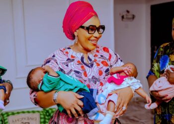 Delta Governor’s Wife Debunks Viral Video Claim On Ugbori Quintuplets, Highlights Support
