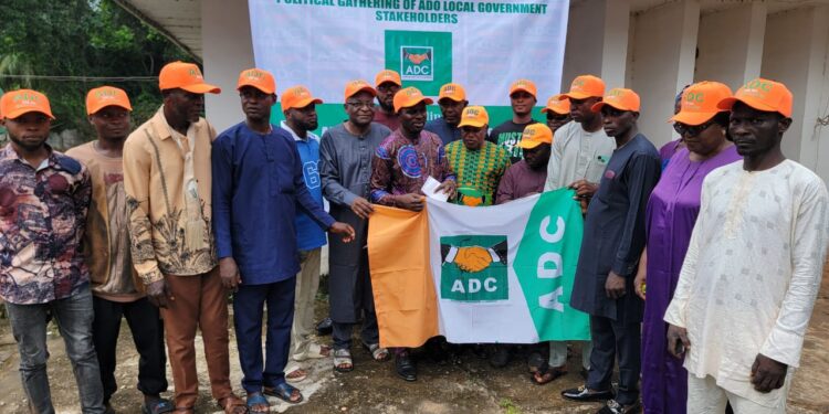 ADC Unveils in Ado LGA, Promises to Restore Power to the People