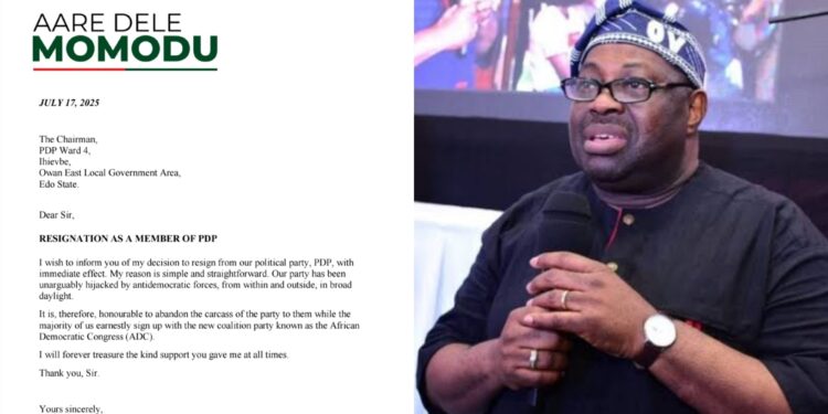 JUST-IN: Dele Momodu Quits PDP