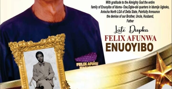 Diokpa Felix Enuoyibo Goes Home Tuesday, August 5