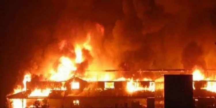 Fire Guts Jabi Lake Mall