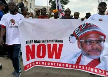 Abuja Under Siege as Police Teargas ‘Free Nnamdi Kanu’ Protesters