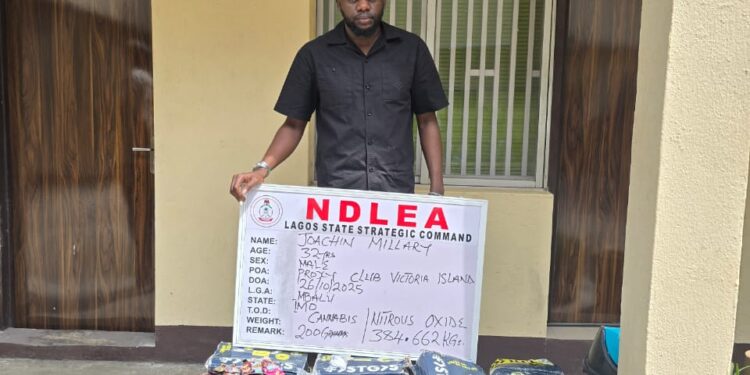 Drug Parties Are Illegal, NDLEA Warns Club Owners, Fun Seekers …Agency details Lagos night club raid, seizes 384.886kg of ‘Loud’ and other substances