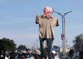 Photo News: Islamic Group Protests in Kano Over Trump’s Threat to Invade Nigeria