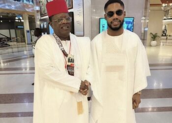 UMAHI’S SON, OSBORN, OBTAINS APC CHAIRMANSHIP FORMS FOR OHAOZARA LG