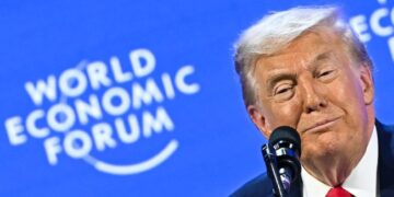 “You’d be speaking German and little Japanese if not for US”, Trump tells world leaders at Davos