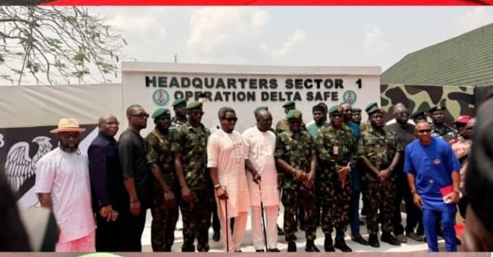 TANTITA Commissions 13 newly built offices, 22 remodeled offices at 3 Battalion HQ (Sector 1) in Delta