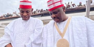 Gov. Abba in last-minute secret talks to take Kwankwaso with him to APC, meets Tinubu in France