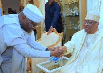 JUST-IN: Atiku, Makinde In Closed-door Meeting With Ex-Military President Babangida
