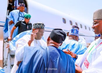 Bola Ahmed Tinubu Assures Greater Prosperity During Adamawa Visit, Praises Ahmadu Umaru Fintiri and Nuhu Ribadu