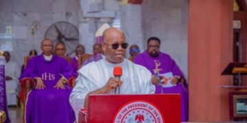 ASH WEDNESDAY: Akpabio urges Christians to pray, seek repentance, humility