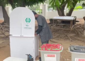 ADC Chairmanship Candidate Doc. Moses Paul Casts Vote in Abuja Municipal Election