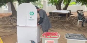 ADC Chairmanship Candidate Doc. Moses Paul Casts Vote in Abuja Municipal Election