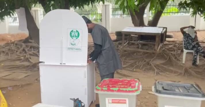 ADC Chairmanship Candidate Doc. Moses Paul Casts Vote in Abuja Municipal Election