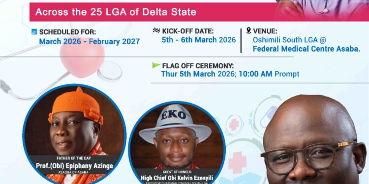 SHEFMEPAD Returns with Renewed Vigour as Deltans Set for Free Medical and Surgical Interventions Across 25 LGAs