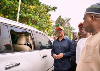 Gunmen Attack Peter Obi’s Convoy at Chief John Odigie-Oyegun’s Benin Residence