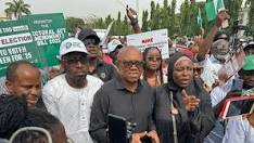 Obi Leads Protest To National Assembly, Demands Real-Time Result Transmission For 2027 Polls