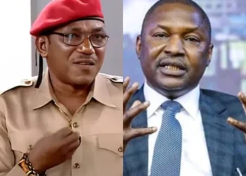 “I saw guns paraded as what was found in Malami’s home and wondered what he wanted to do with it” — Dalung