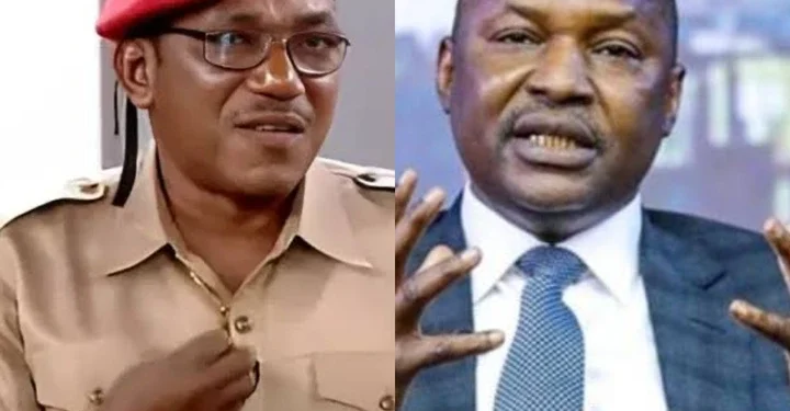 “I saw guns paraded as what was found in Malami’s home and wondered what he wanted to do with it” — Dalung