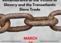 PRESS RELEASE ON THE INTERNATIONAL DAY OF REMEMBRANCE OF THE VICTIMS OF SLAVERY AND THE TRANSATLANTIC SLAVE TRADE