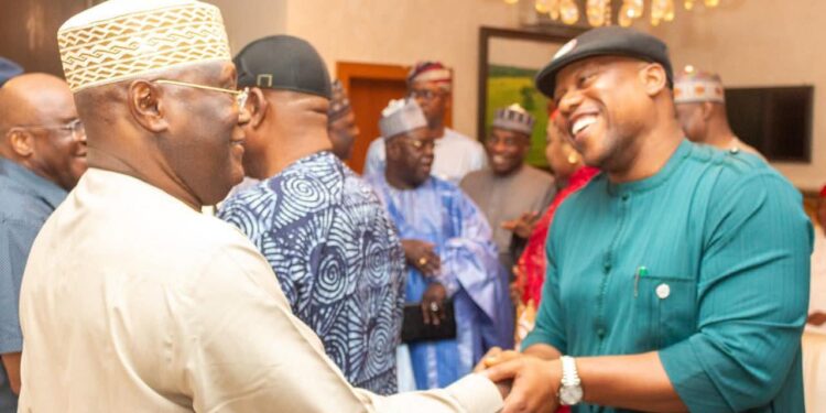 Exclusive: Atiku, Makinde, PDP leaders and ADC leaders in closed door meeting