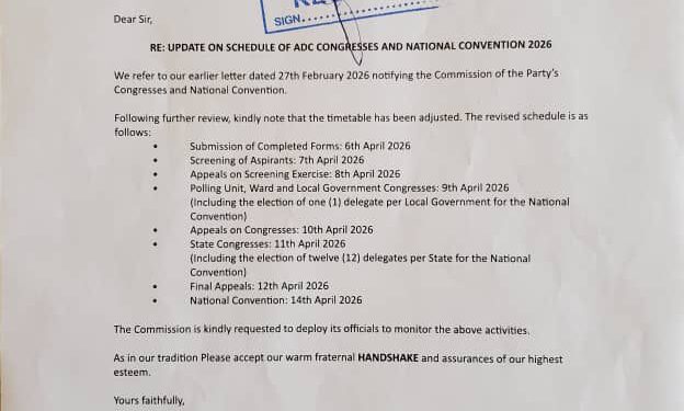 Exclusive: INEC confirms receipt of invitation to be a part of the David Mark-led ADC congresses and convention 