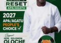 DEMOCRACY DAY: ENGR. SOLOMON OLOCHE EIGEGE (OLOCHE’WOCHE) SALUTES NIGERIA’S FOUNDING FATHERS, OFFERS MESSAGE OF HOPE TO APA/AGATU PEOPLE