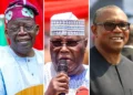 2027 permutations: ‘Tinubu vulnerable in S/S, competitive in N/C, N/E; Atiku has no leg in South; Obi’s 2023 momentum lost’