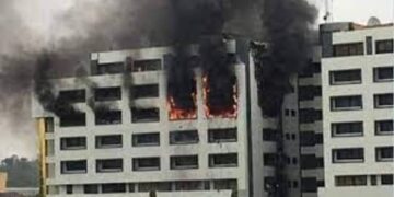 Fire Guts Federal Mortgage Bank Headquarters in Abuja