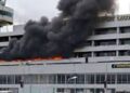 JUST IN: Fire breaks out at Lagos airport Terminal 2
