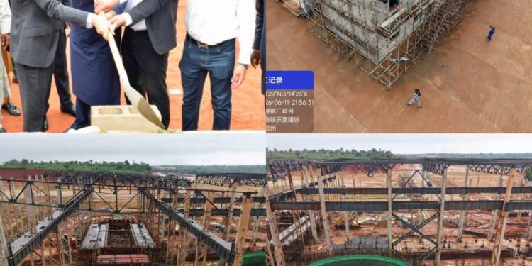 MINISTER OF STEEL DEVELOPMENT PRINCE SHAIBU ABUBAKAR AUDU BREAK ANOTHER MILESTONE ACHIEVEMENT IN STEEL SECTOR AS $400 MILLION OGUN STATE STELLAR STEEL PLANTS FLAG OFF
